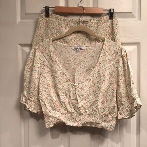 Mimi Chica brand size XL 2-piece top & skirt- NWT